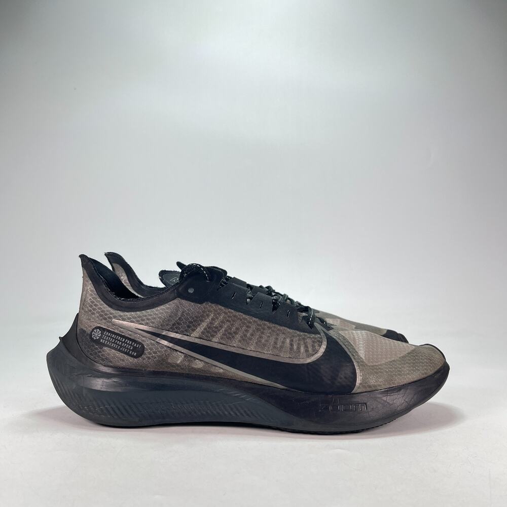 Nike Zoom Gravity Black Metallic Silver Running Shoes BQ3202-004 Men's Size 11.5